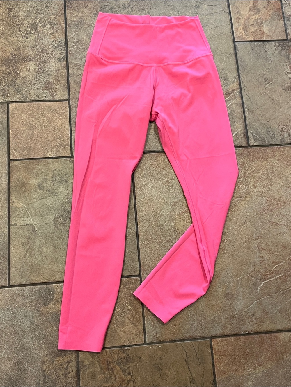 High-Rise Neon Pink Performance Leggings